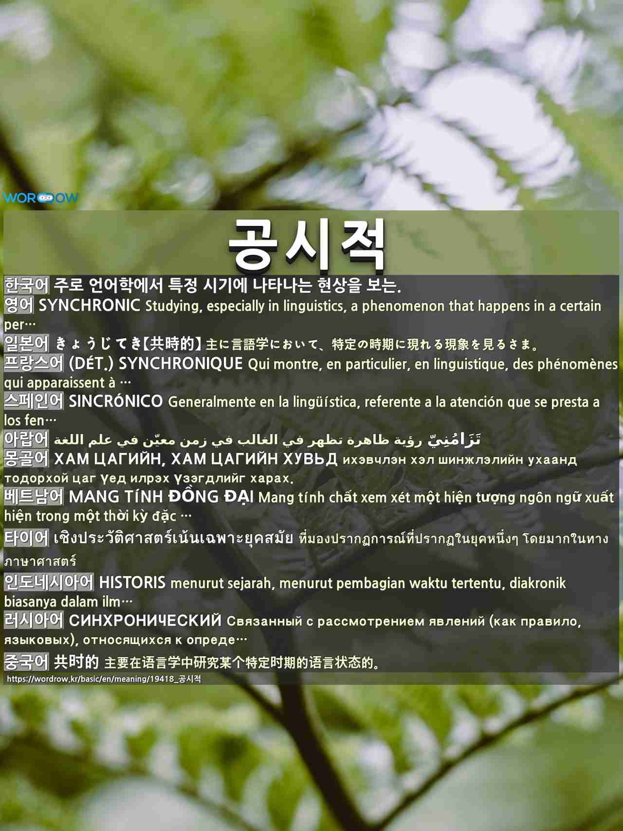 共時言語学